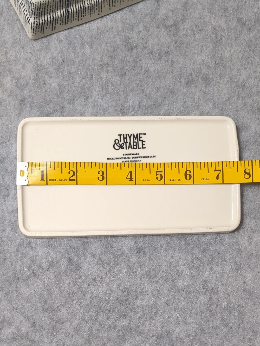 Thyme & Table Ceramic Butter Dish Black Contemporary Stoneware Covered Lid